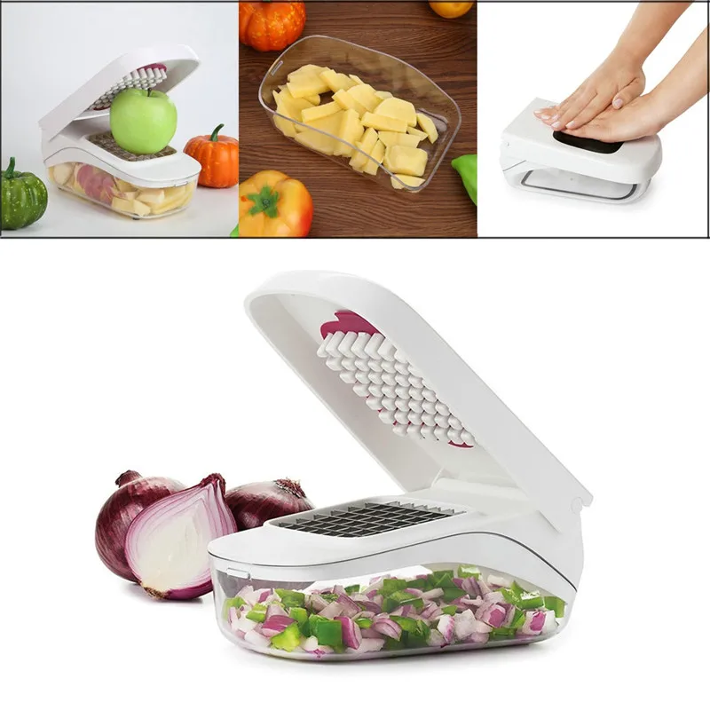  Kitchen Tools Fruits Vegetables Chopper Fries Cutter Onion Veggie Slicer Grater Kitchen accessory S - 33013426306