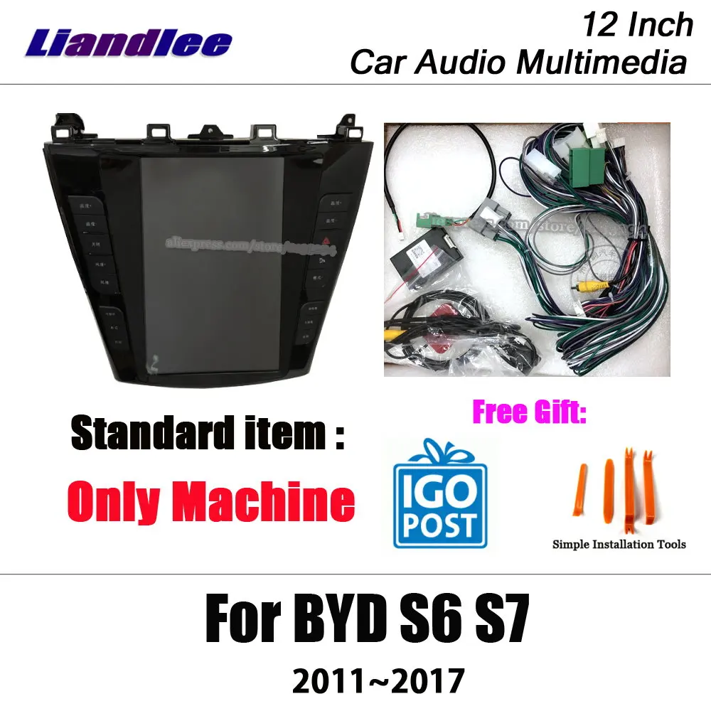 Excellent Liandlee 12 Inch Android For BYD S6 S7 2011~2017 Stereo Radio Video Wifi Carplay Map GPS Nav Navi Navigation Multimedia 5