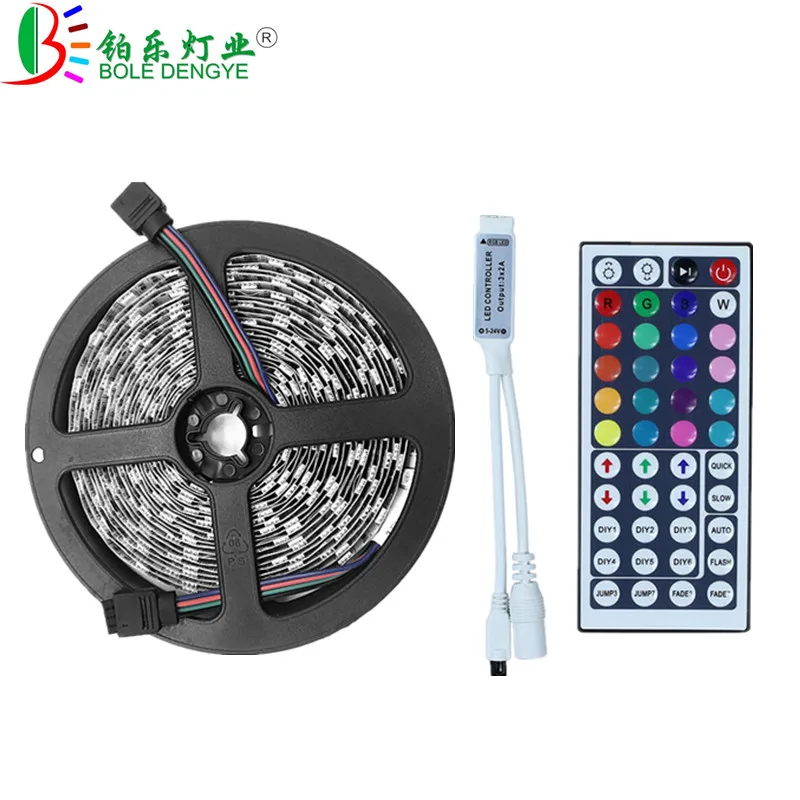 Светодиодная лента 5050 RGB 5 м 10 15 12 В 60 светодиодов/м не является водонепроницаемой