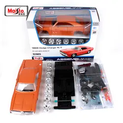 Maisto 1:24 1969 DODGE зарядное устройство R/T сборки DIY литой модельный автомобиль игрушка Новый в коробке Бесплатная доставка 39256