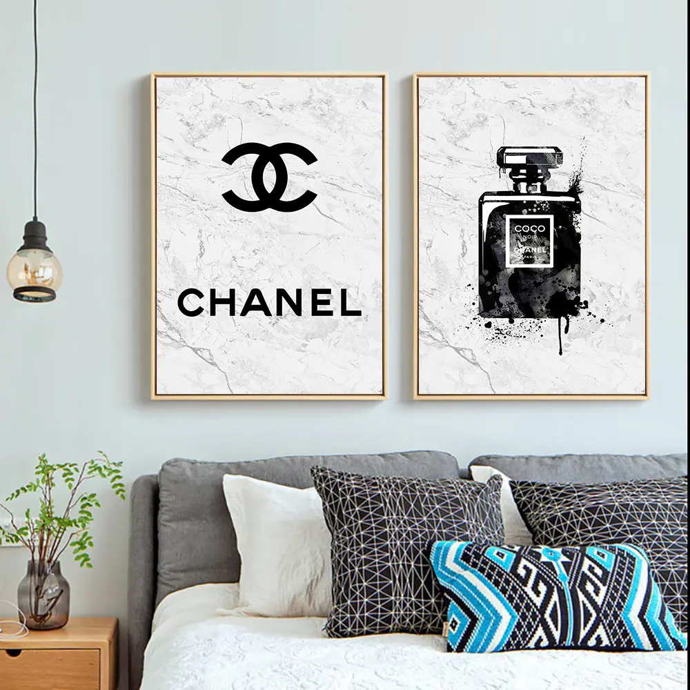 

Black And White Posters And Prints Abstract Perfume Canvas Painting Nordic Posters Fashion Poster Print Art Painting Unframed