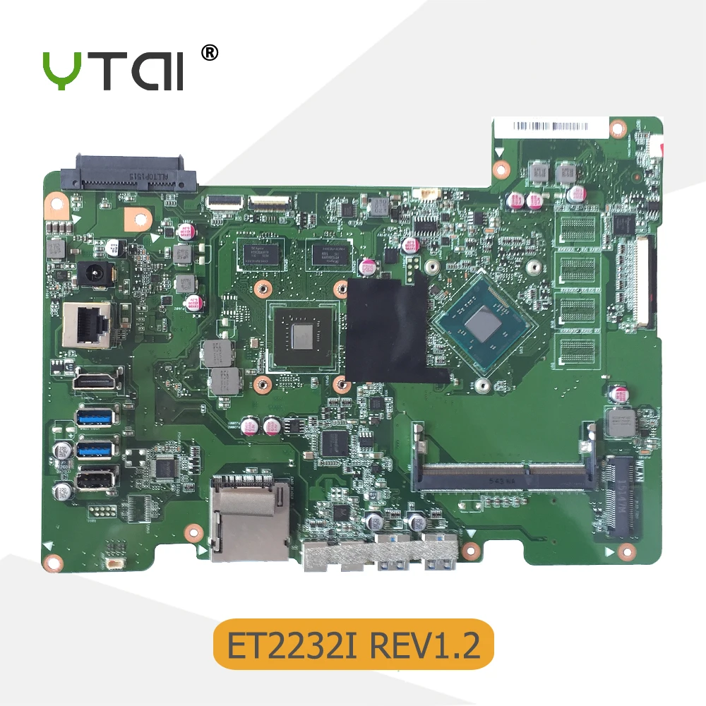

YTAI for ASUS ET2232I mainboard rev1.2 with Pentium J2900 processor DDR3 H81 chipset all-in-one motherboard fully tested