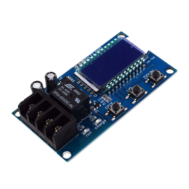 

10A 6-60V Lithium Battery Charge Controller Protection Board Lcd Display Integrated Circuit Overcharge Protection Control Modu