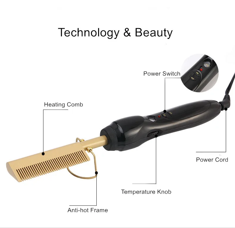 Электрический выпрямитель, палочка, щипцы для завивки волос, горячая выпрямление, электрическая расческа из титанового сплава, расческа для завивки волос, уход за волосами YJ4