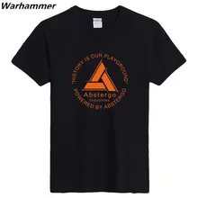 Assassins Creed Abstergo Branchen Herren Spiel T-shirt kurzhülse Oansatz Baumwolle S-XXXL Schwarz Lose t-shirt einfach passen geschenke tees