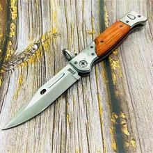 Многофункциональный Складной нож 440c для путешествий на открытом воздухе, быстро открывающийся складной нож A47, груша, цветок, дерево, нож для выживания, Прямая с фабрики