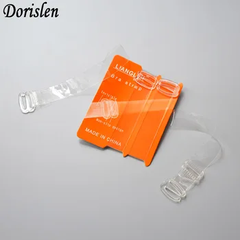 

Dorislen 1.5cm Clear Invisible Detachable Adjustable Bra Straps 500pairs/Lot