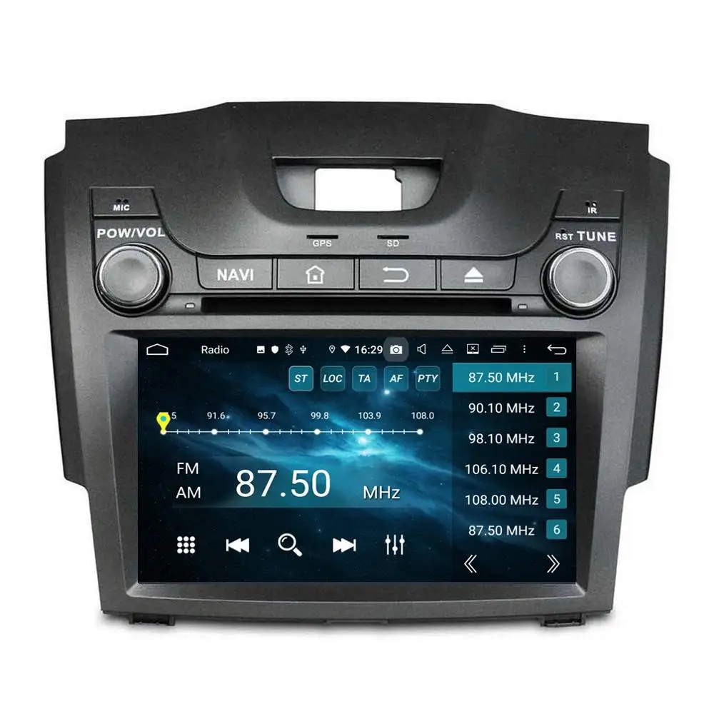 Perfect 4GB RAM Octa Core Android 9.0 Car Audio DVD Player for Chevrolet S10 Isuzu D-Max 2013 2014 Radio GPS 4G WIFI Bluetooth USB DVR 2