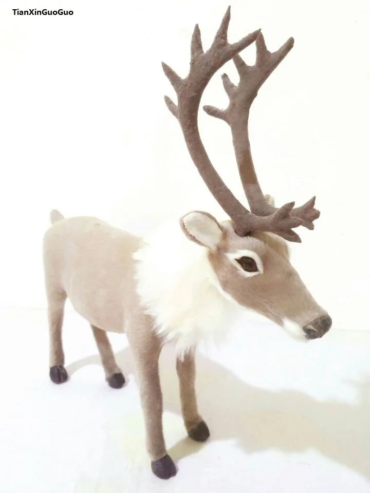 large stuffed reindeer