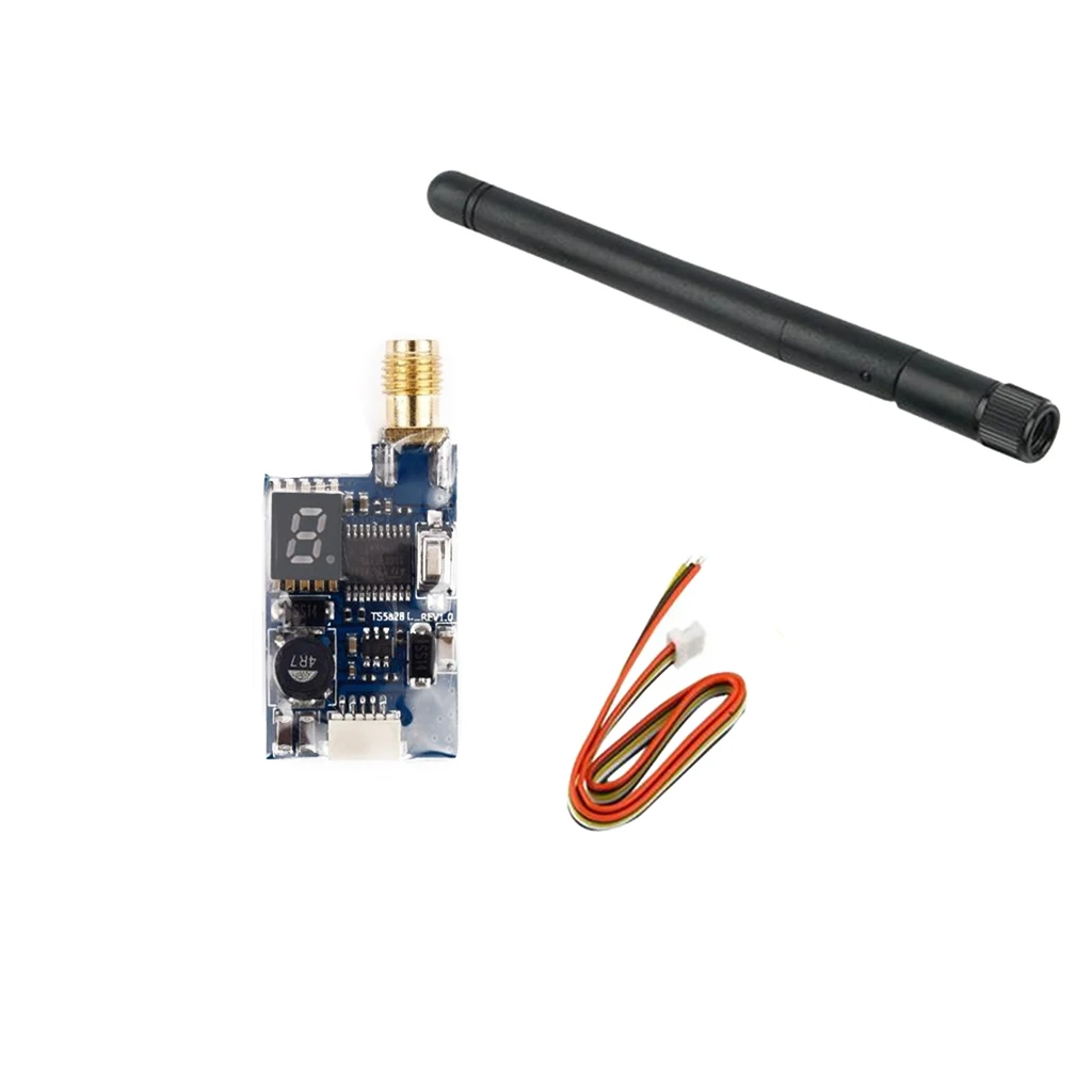Топ Ts5823L 5,8G Mini 25-200Mw 48Ch Rp-Sma Регулируемый Fpv передатчик