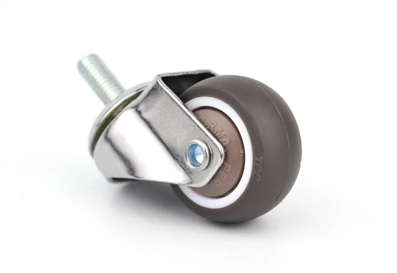 Super mute rodas/rodízios de diâmetro da roda, anti-wrap roda urso 20/30/40 kg Para móveis, sofás, Vitrine de hardware casa-2
