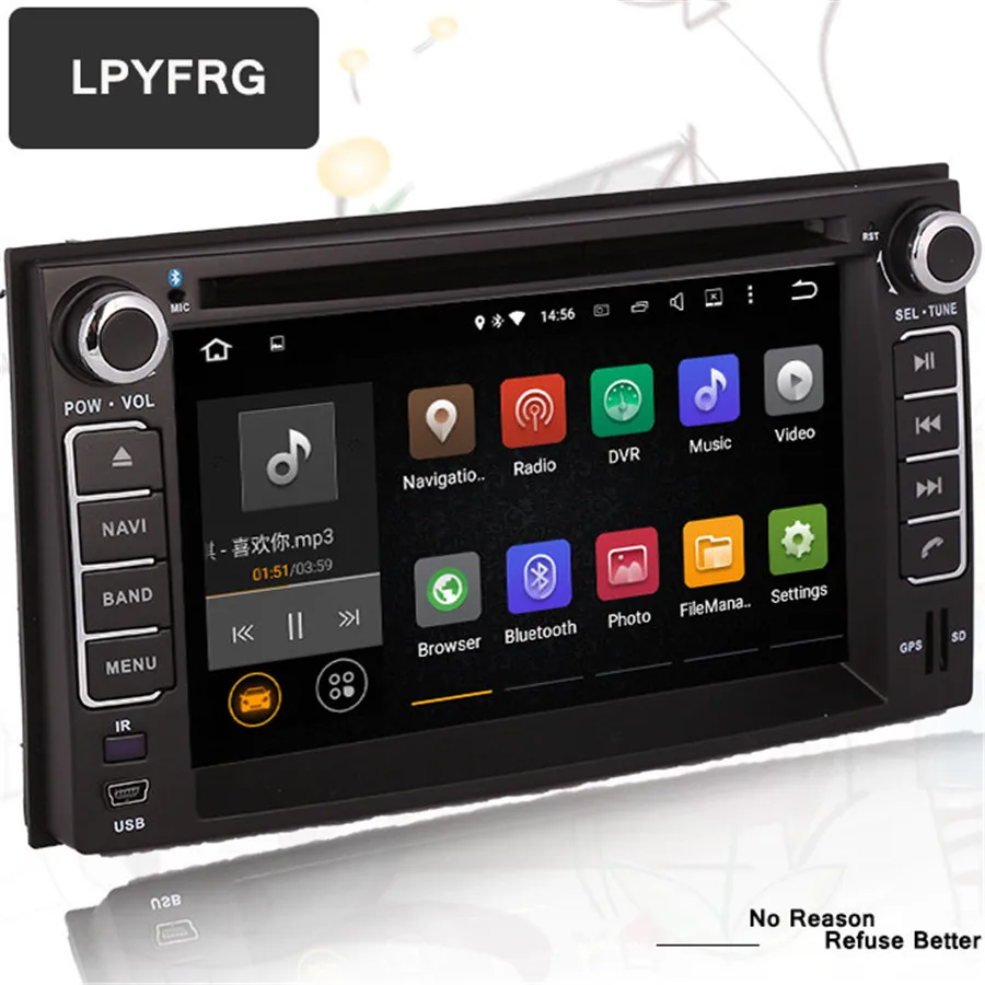Best Android 9.0 2Din GPS for KIA Magentis Morning Picanto RIO Lotze Rondo Euro 2005-2011 4G WiFi DVD Radio Player Navigation System 2