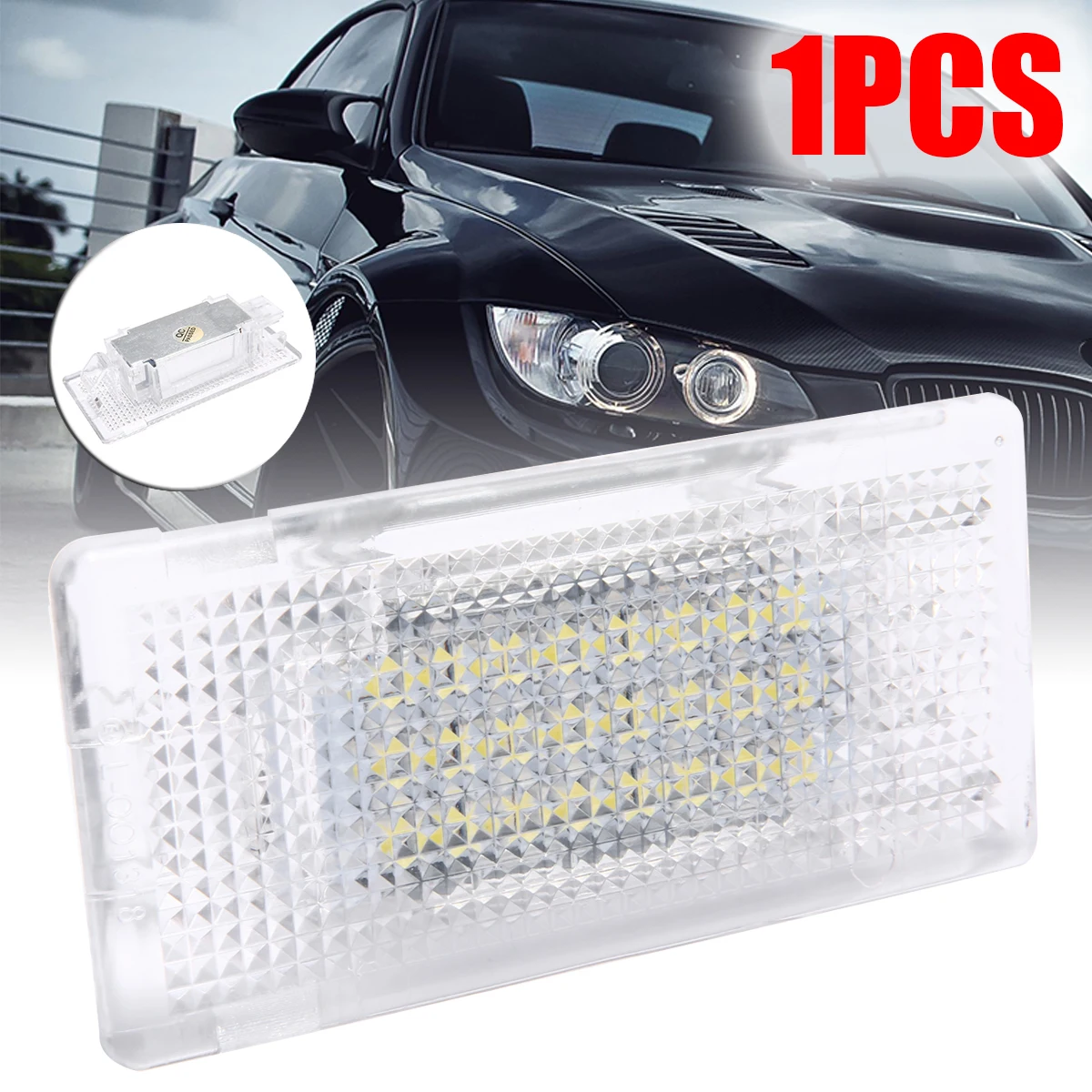 For BMW E39 E60 F10 E63 1pc 12V LED Footwell Luggage Trunk Light Canbus Error Free Car Signal Lamp Mayitr