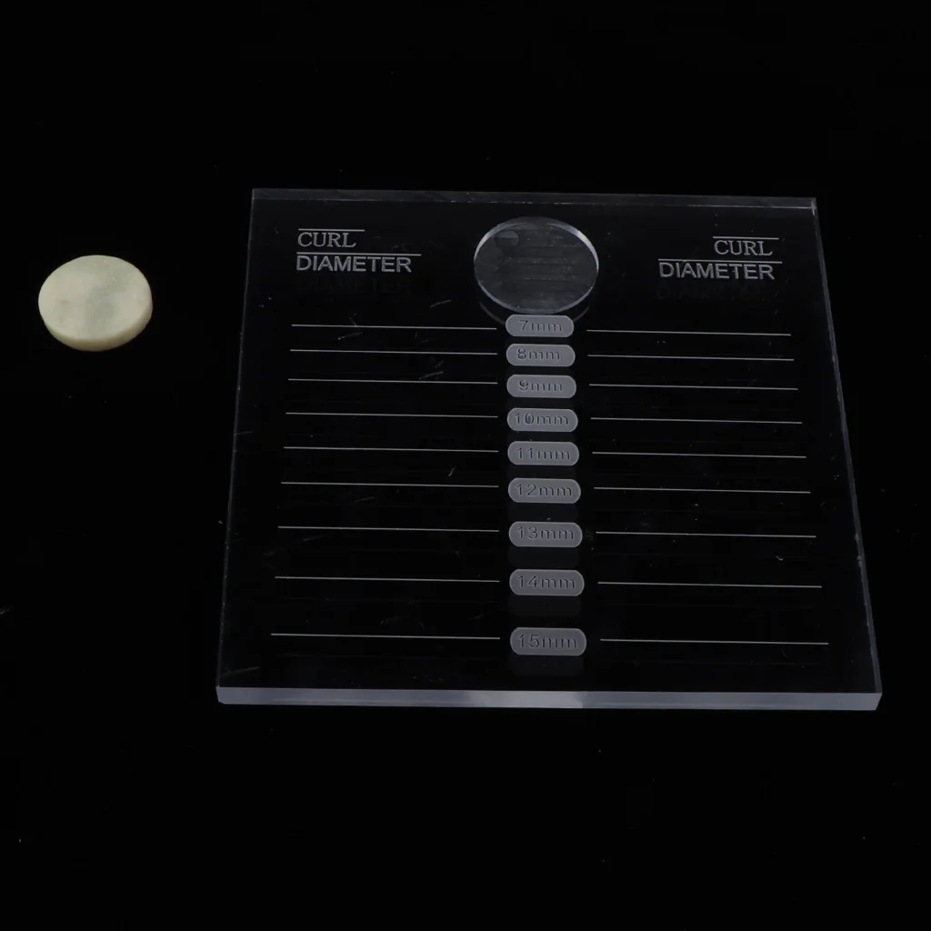 Acrylic Transparent Eyelash Extension Tray Adhesive Glue Pallet Holder Stand Lashes Plate Display Board