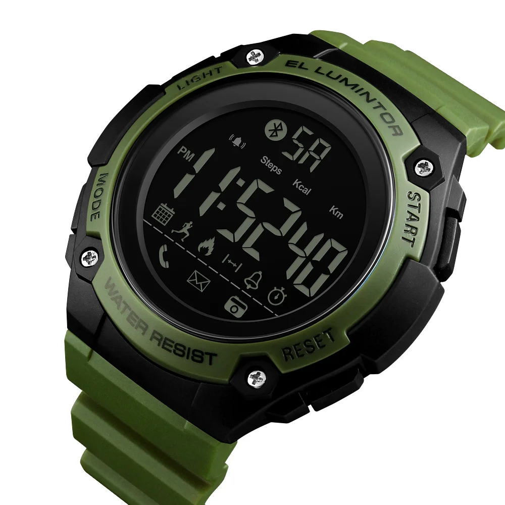 

Men Smart Watch Waterproof Sport Pedometer Calorie Digital Watch reloj hombre Relogio Masculino Call Reminder Distance Countdown