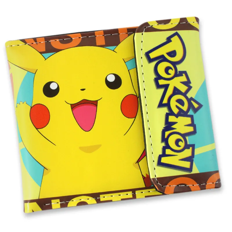  Japanese Cartoon Anime Wallet Best Wishes Lovely Pikachu Pokemon/Doctor WHO/My Little Pony/Sailor Moon Short Student Gift Purse 