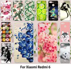 Taoyunxi Чехлы для Xiaomi Redmi 6 Redmi6 случаях 5,45 дюймов мягкие задние панели из ТПУ окрашенные Симпатичные Животные Сумки Скины Shell