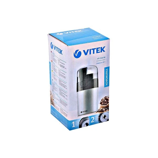 Кофемолка VITEK VT-1540 SR (120 Вт, 40 г)