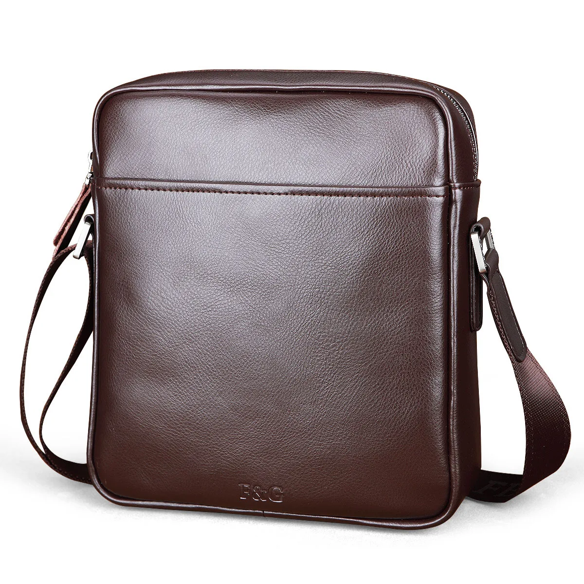 تصميم جديد حقيبة كتف الرجال سبليت جلدية Crossbody حقيبة عارضة الأزياء الذكور حقيبة حقيبة أعمال الإعلامي حقيبة ساع