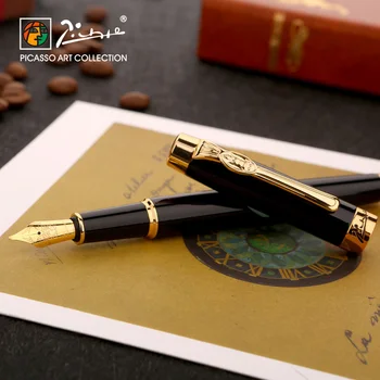 

Picas ps-933 iridium gold fountain pen ink pen pimio smooth writing pens