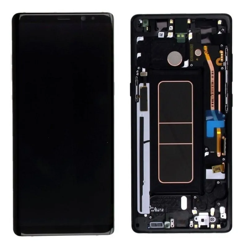 note 8 lcd with frame