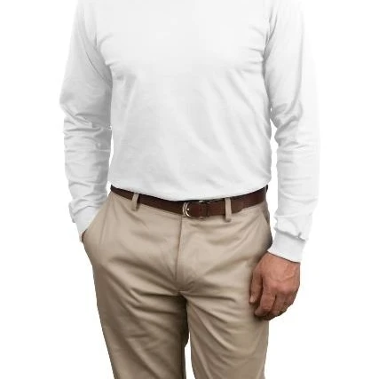Port & Company PC61M Mens Essential Mock Turtleneck White - 4XL (1)
