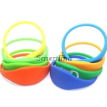 100 шт./лот ISO14443A 13,56 мГц Ntag213 RFID NFC Браслет Водонепроницаемый силиконовый браслет RFID многоразовые RFID Доступа Управление метке NFC