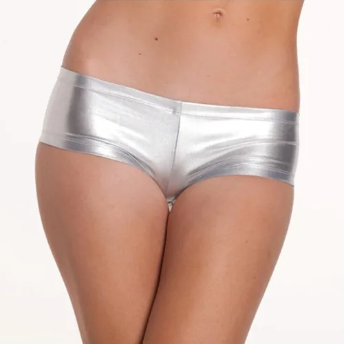 

free pp Sexy panties japanned leather shorts sexy panties elastic leather safety pants tight-fitting underpants inside