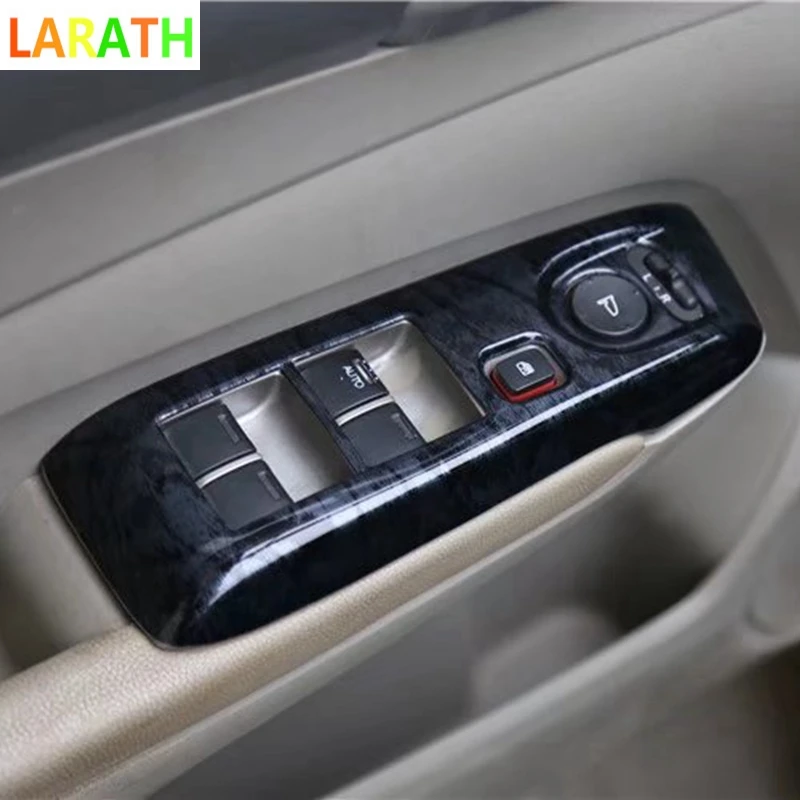Для Honda City 2008 2012 углеродного волокна для леворульных автомобилей двери окна