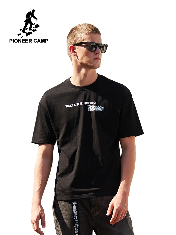 Летние мужские футболки Pioneer Camp Топ Качественная модная с коротким рукавом топы