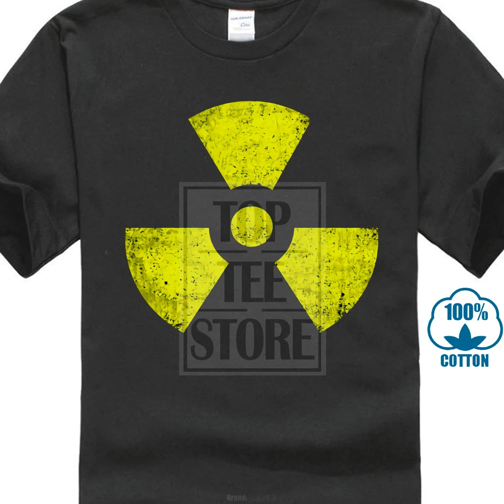 

New Fashion Style Design T Shirtblack Radioactive Vintage Symbol T Shirt Goth Tbbt Cyber Hardcore Logo Gothic