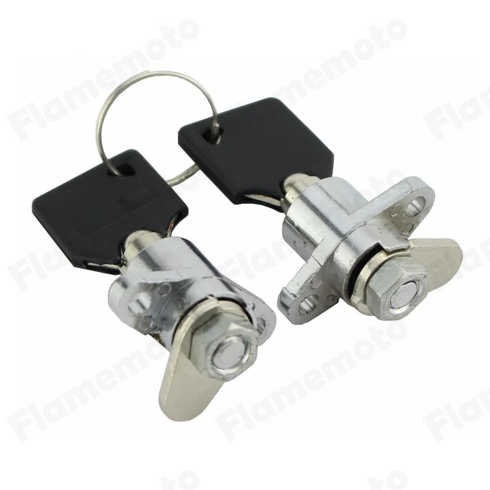 

2x Hard Saddlebag Locks Set For Harley Touring FLHT FLTR FLHX FLHR FLHTC FLHTCU