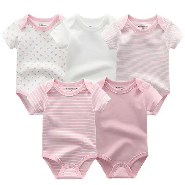 Детское хлопковое трико для новорожденных 0-12 месяцев; боди для мальчиков; Roupa Menina; одежда для маленьких девочек - Цвет: 5205