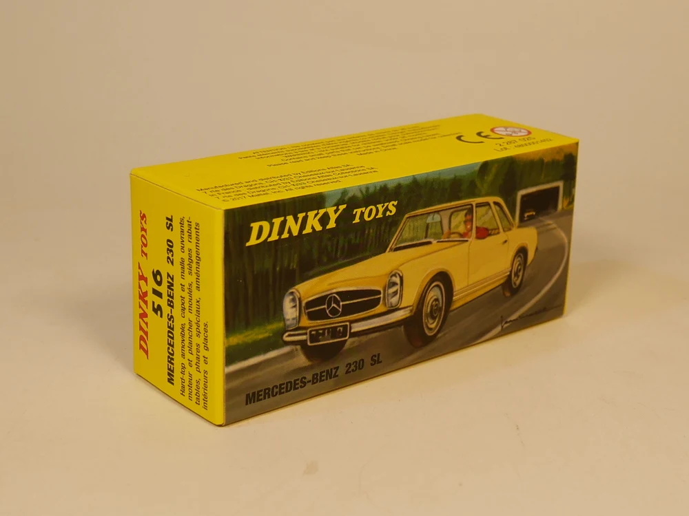 DINKY TOYS 1/43 MERCEDES-BENZ 230 SL литая модель автомобиля