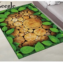 Zeegle домашний декор Ковровые Коврики Нескользящие кухонные коврики 3D ковер для журнальный столик для гостиной напольные коврики впитывающие коврики для спальни