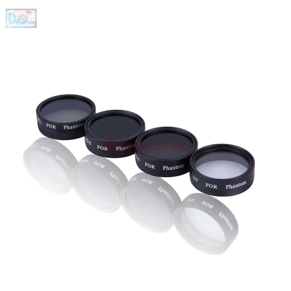 

Neutral Density ND4 + ND8 + UV + CPL Lens Filter for DJI Phantom 4 Phantom 3 Pro Professional & Advanced Accessories