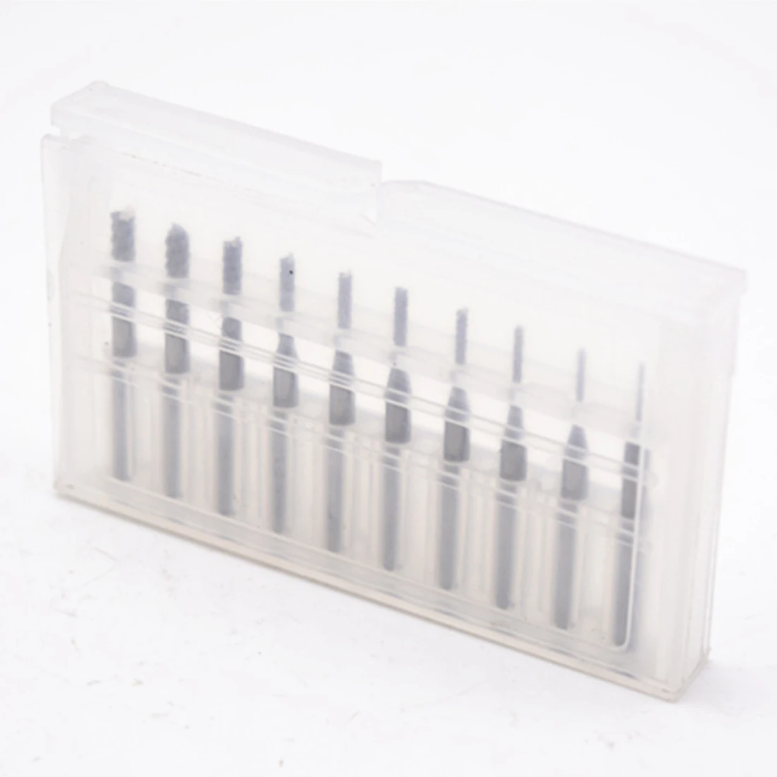 

Twist Drill Bits 10pcs/set 1/8 0.8-3.175mm Engraving Cutter Rotary CNC End For PCB Wood Metal Drill Bit Tool Sliver