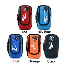 Спортивная повязка для бега флип-сумка чехол для iPhone samsung универсальный смартфон мобильный телефон наушники отверстия Ключи руки сумки чехол