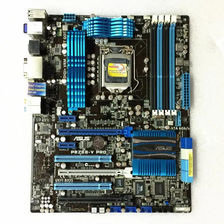 

Asus P8Z68-V PRO Desktop Motherboard Z68 Socket LGA 1155 i3 i5 i7 DDR3 32G ATXmotherboard used 90%new