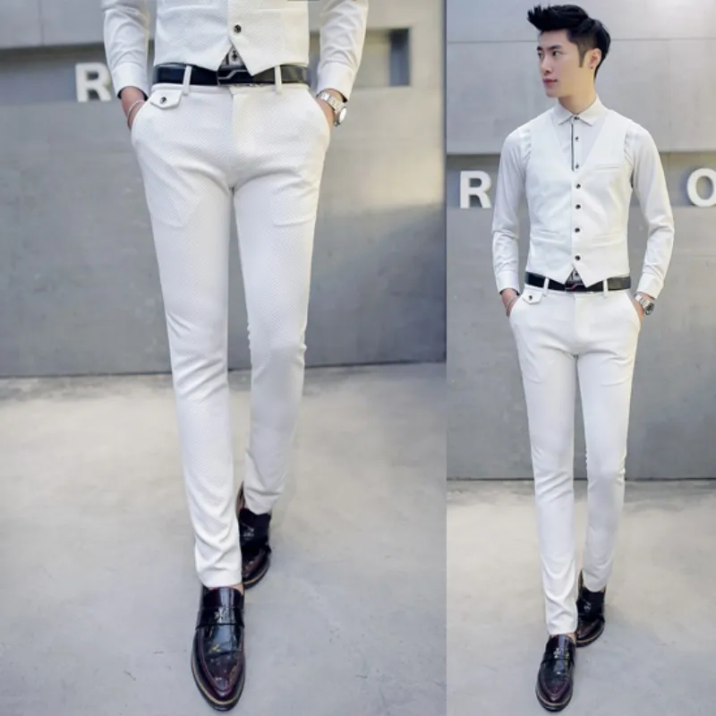 Jacket Vest Pants Men Slim Fit Suits Size M 5xl Mens White Jacket Vest Pants Men Slim Fit Suits Size M 5xl Mens White Wedding With Business Formal Wear Costume Homme In From S
