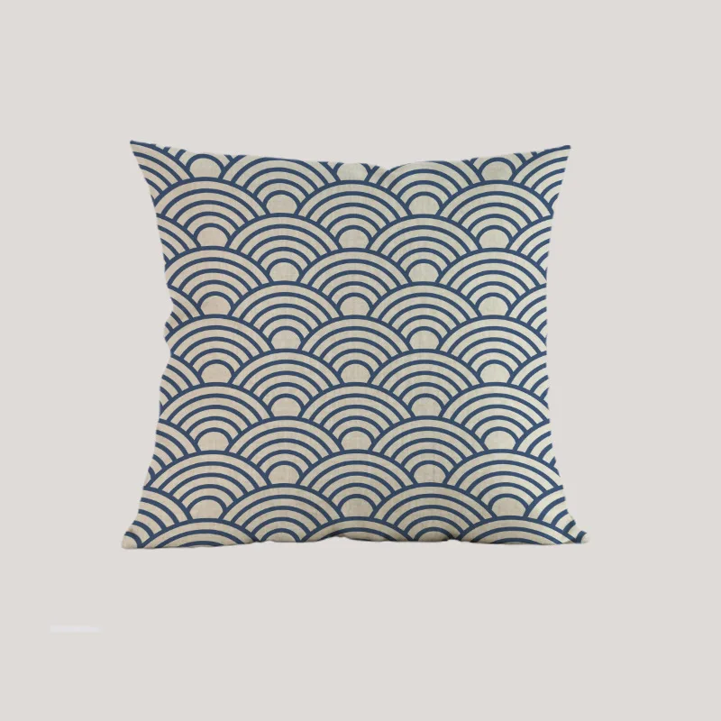 جديد الشمال مكتب هندسي موجزة طباعة لائق صوفا رمي سادة الزخرفية القطن الكتان الأزرق مقعد السيارة وسادة غطاء 45x45 سنتيمتر جديد الشمال مكتب هندسي موجزة طباعة لائق صوفا رمي سادة الزخرفية القطن الكتان الأزرق مقعد السيارة وسادة غطاء 45x45 سنتيمتر