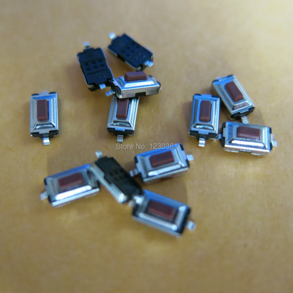 100pcs 3X6X2.5mm Tactile Push Button Schalter Tact Schalter Micro Schalter 2-Pin