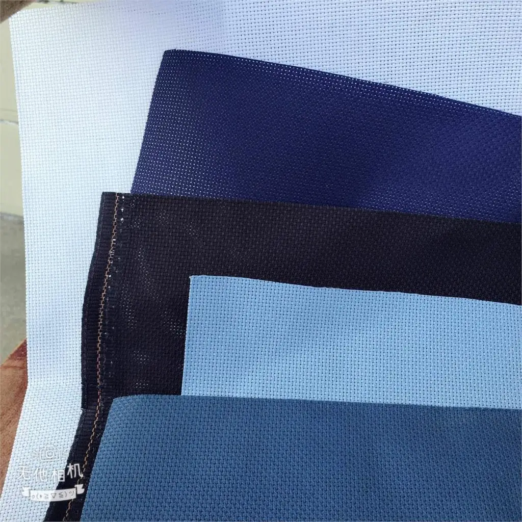 

25x25cm Aida 14ct Blue aida style cross stitch fabric canvas DIY handmade needlework sewing 4 kinds blue style