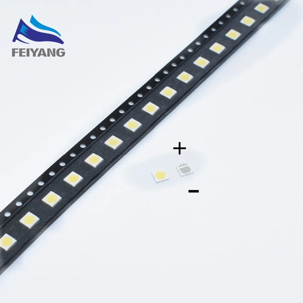 

50PCS SEOUL High Power LED LED Backlight 2W 3535 6V Cool white 135LM TV Application SBWVL2S0E