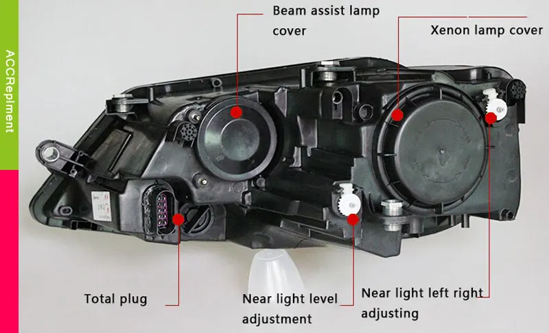 Авто PRO 2011 2012 2013 для vw jetta фары автомобиля для укладки волос U светодиодный DRL Q5 bi xenon объектива для VW jetta MK6 головы лампы Парковка