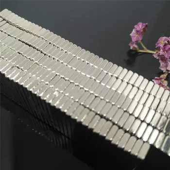 

Zion 100pcs 20x5x3mm bar magnets N35 super permanent block ndfeb neodymium magnet 20mmx5mmx3mm strong rare earth magnet