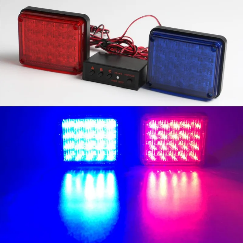 

12V Ebike Motorcycle Bicycle Led Stop brake flash light DRL Driving strobe fog lamp Police Emergency warning flasher Caution Led