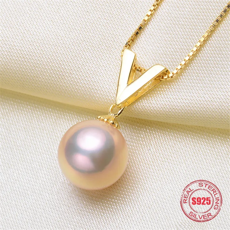 

S925 Sterling Silver Accessories Pearl Pendant Empty Tray Plum Tray DIY Jewelry Accessories Wholesale