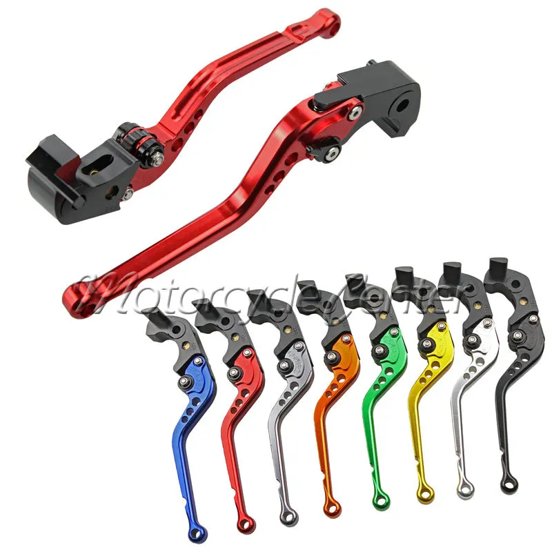 Motorcycle CNC Long Adjustable Brake Clutch Levers For Triumph Daytona