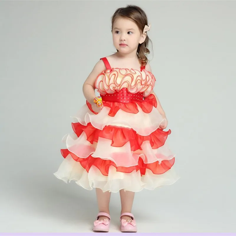 

Free Shipping Suomenlinna Quality Products New Children's Wedding Christening Dress Princess Tutu Cake Dress 3 Colors